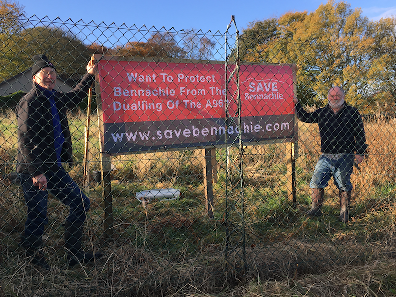 New Banner Along the A96